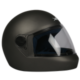 TVS Sil Met JL Full Face Helmet Grey | Premium Protection & Style