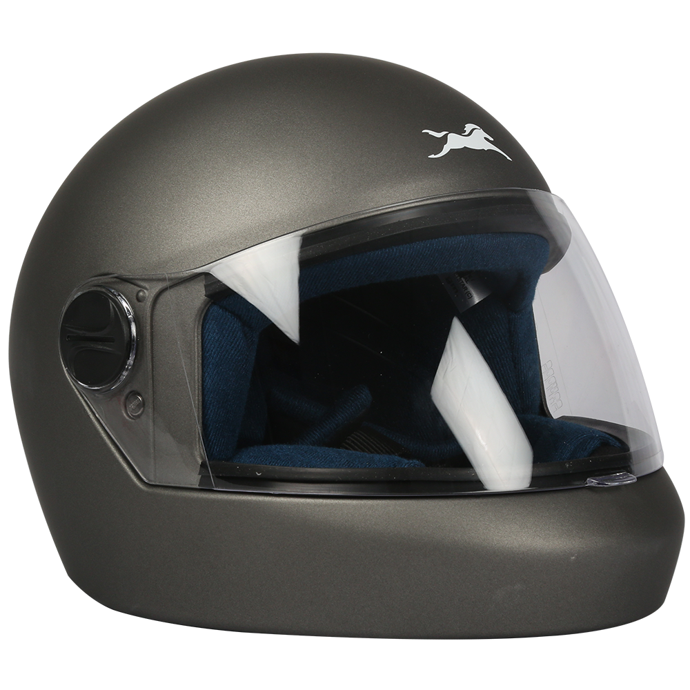 TVS Sil Met JL Full Face Helmet Grey | Premium Protection & Style