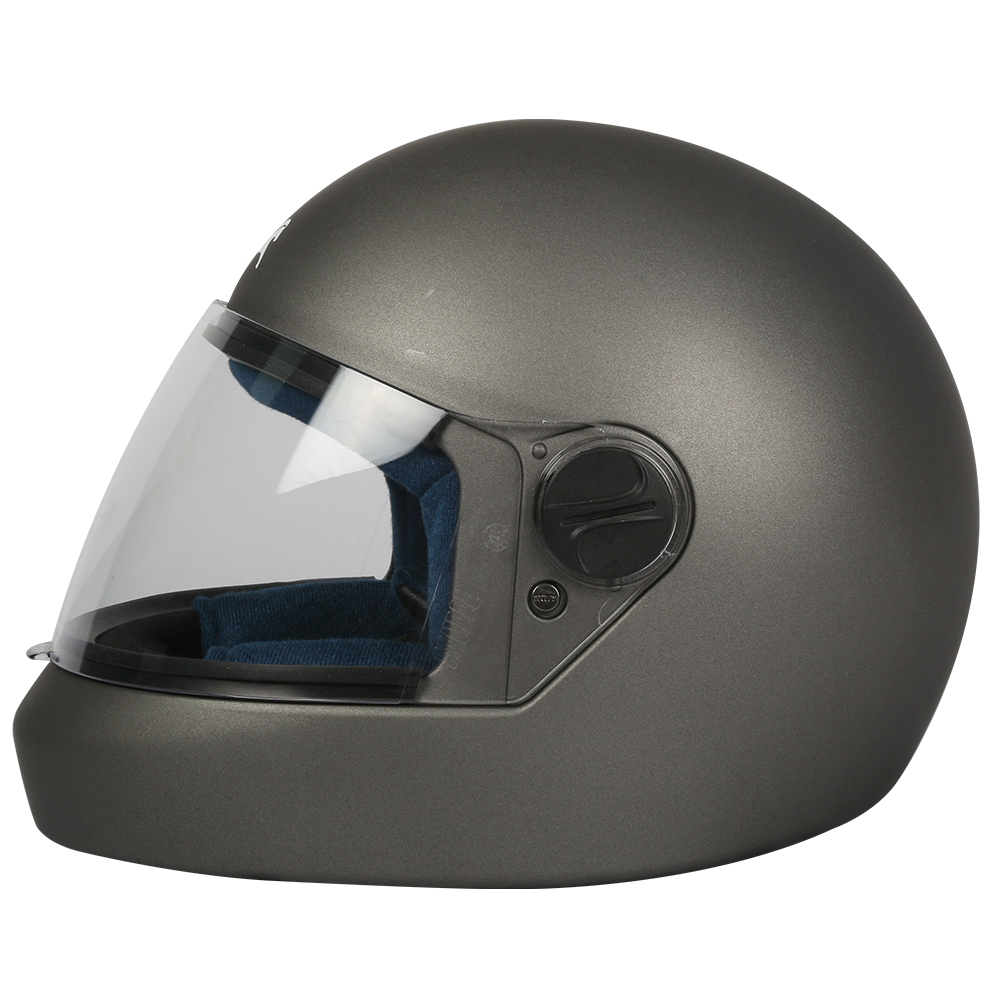 TVS Sil Met JL Full Face Helmet Grey | Premium Protection & Style