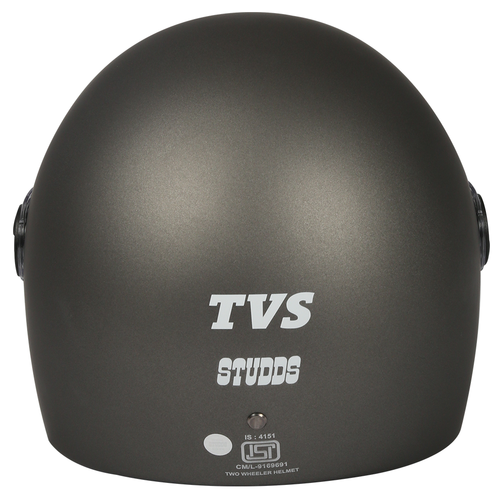 TVS Sil Met JL Full Face Helmet Grey | Premium Protection & Style