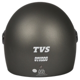 TVS Sil Met JL Full Face Helmet Grey | Premium Protection & Style