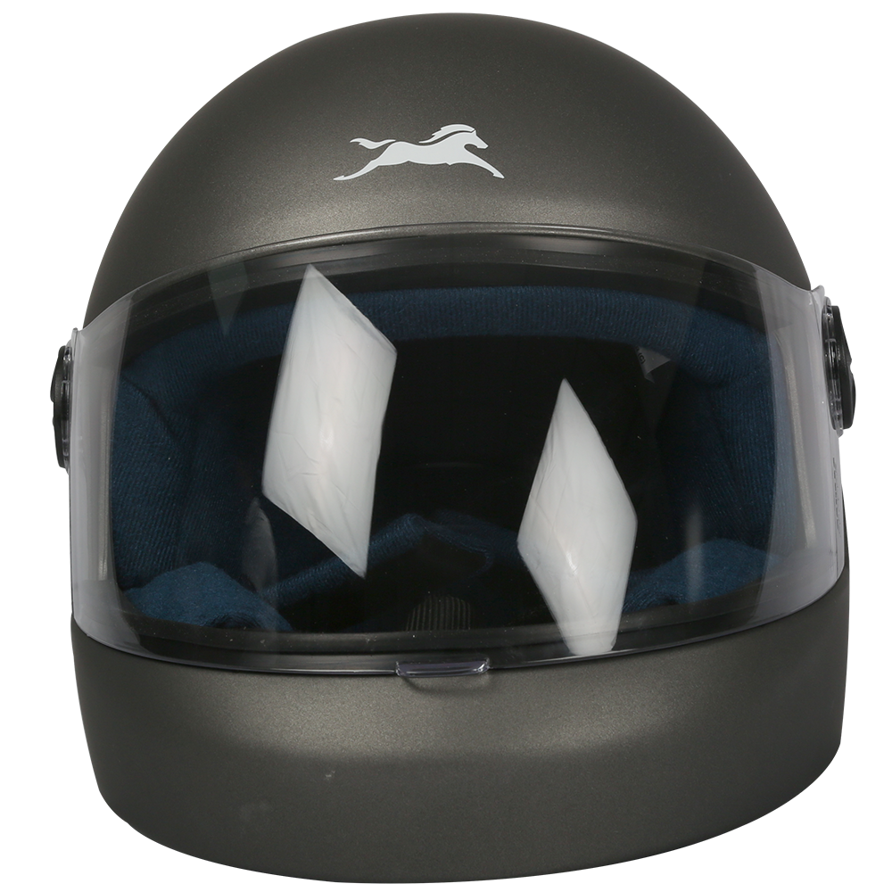 TVS Sil Met JL Full Face Helmet Grey | Premium Protection & Style