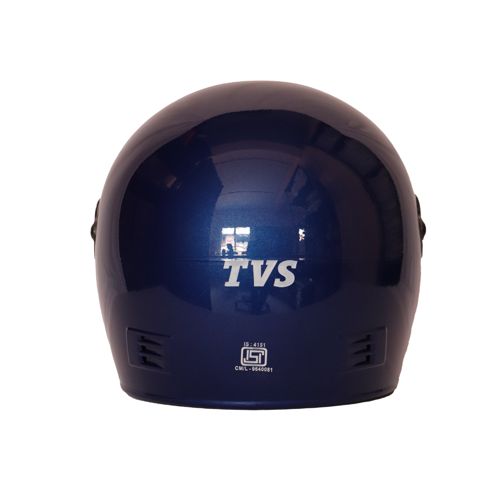 TVS Helmet Full Face Aim Eco Blue for Men and Women | Premium Protection & Style