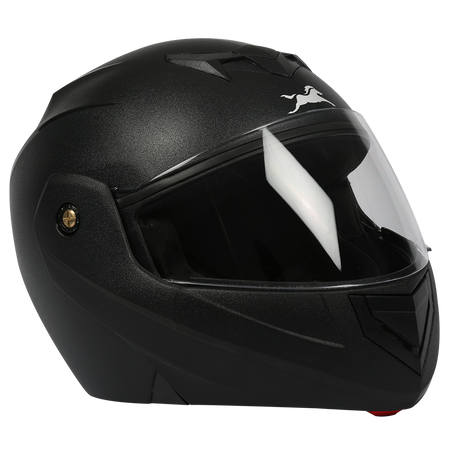 TVS Helmet Full Face Motorbike Helmet (Black-JM)