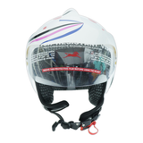 TVS Kids HF Pink Sky Helmet - Stylish and Safe Motocross Protection