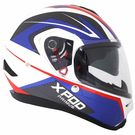 TVS XPOD Primus Dual Visor - Blue