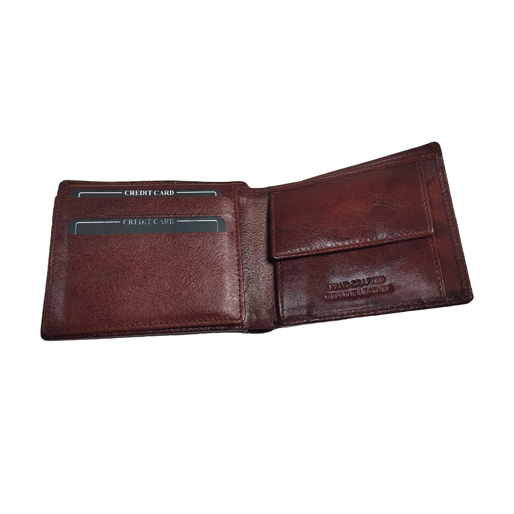 TVS Leather Wallet - Tan