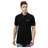 TVS Racing Polo T Shirt Cotton (Black)