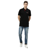 TVS Racing Polo T Shirt Cotton (Black)