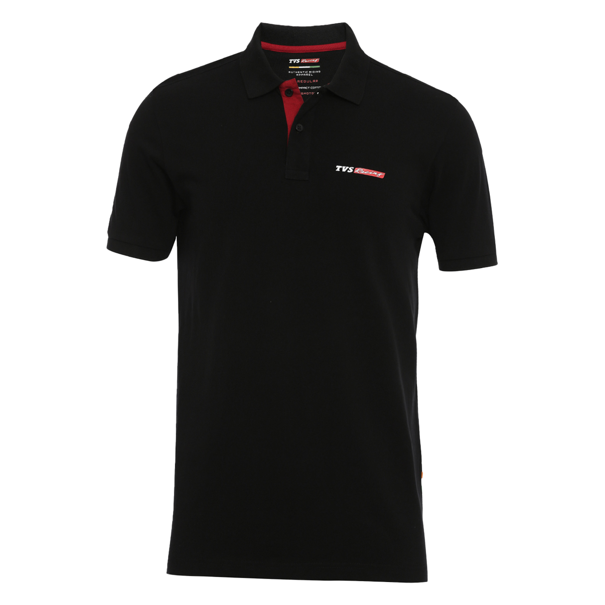 TVS Racing Polo T Shirt Cotton (Black)