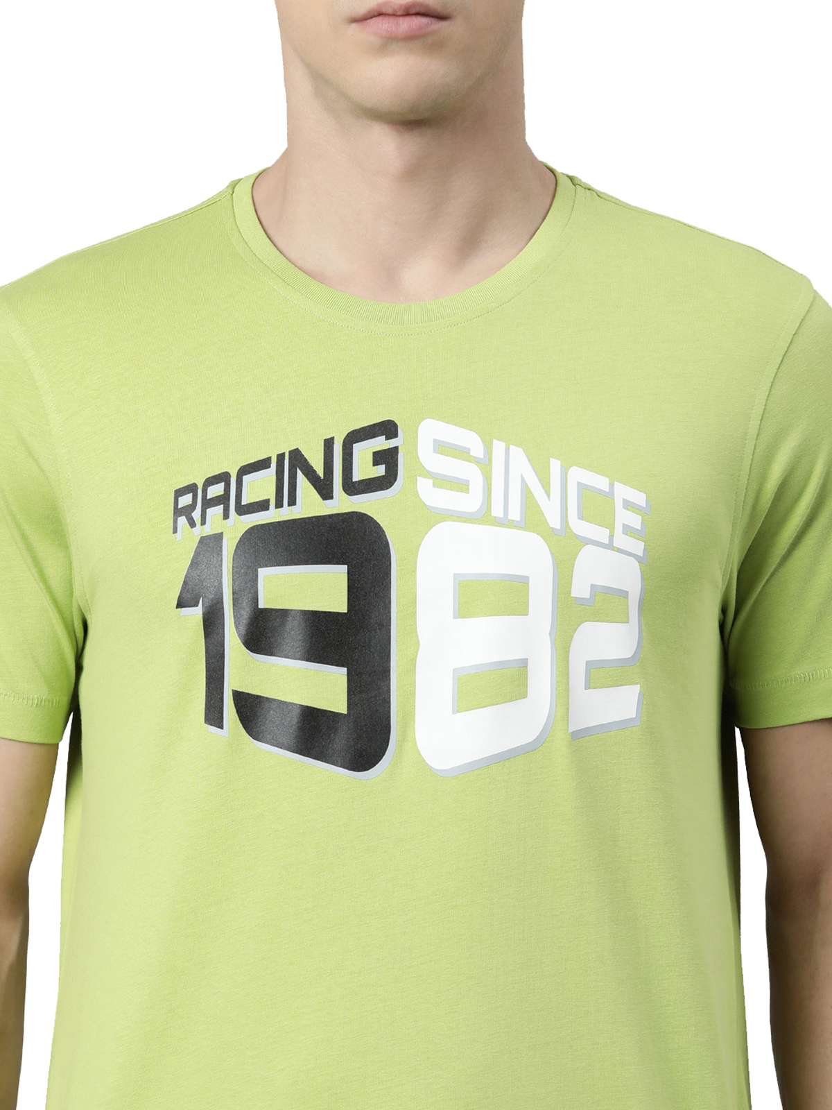 TVS RACING PRIDE ROUND NECK TEE 1982 GREEN