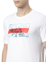 TVS RACING LINEAGE ROUND NECK TEE 1982 TYPE 2 WHITE