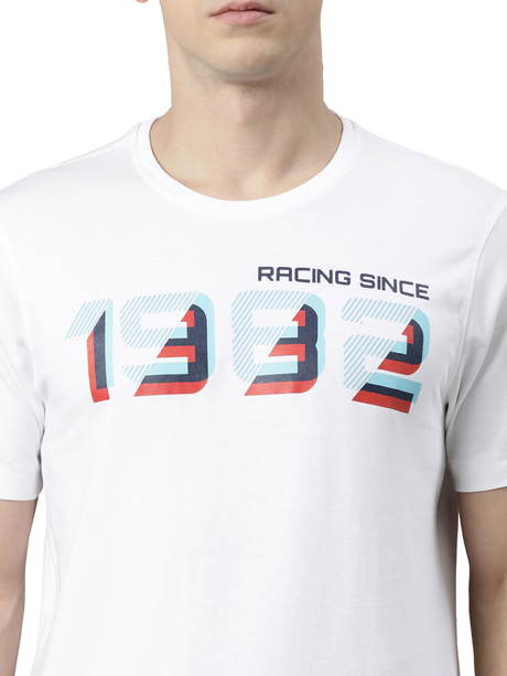 TVS RACING HERITAGE ROUND NECK TEE 1982 TYPE 3 WHITE