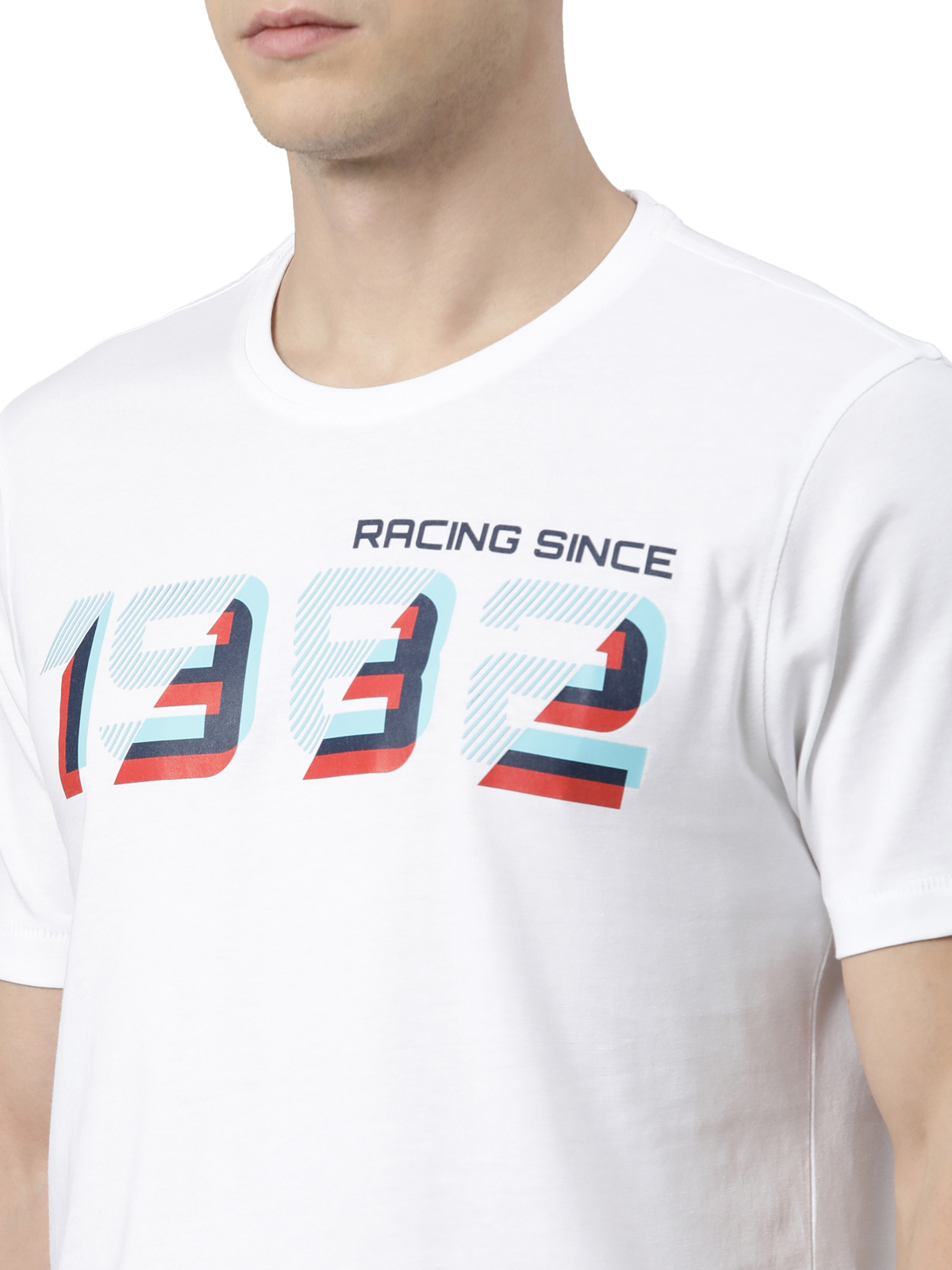 TVS RACING HERITAGE ROUND NECK TEE 1982 TYPE 3 WHITE