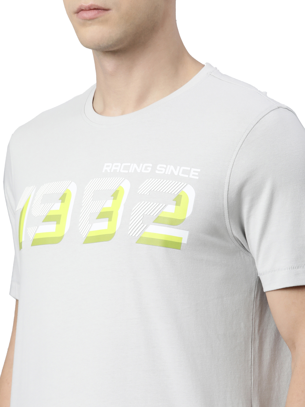 TVS RACING HERITAGE ROUND NECK TEE 1982 TYPE 3 GREY