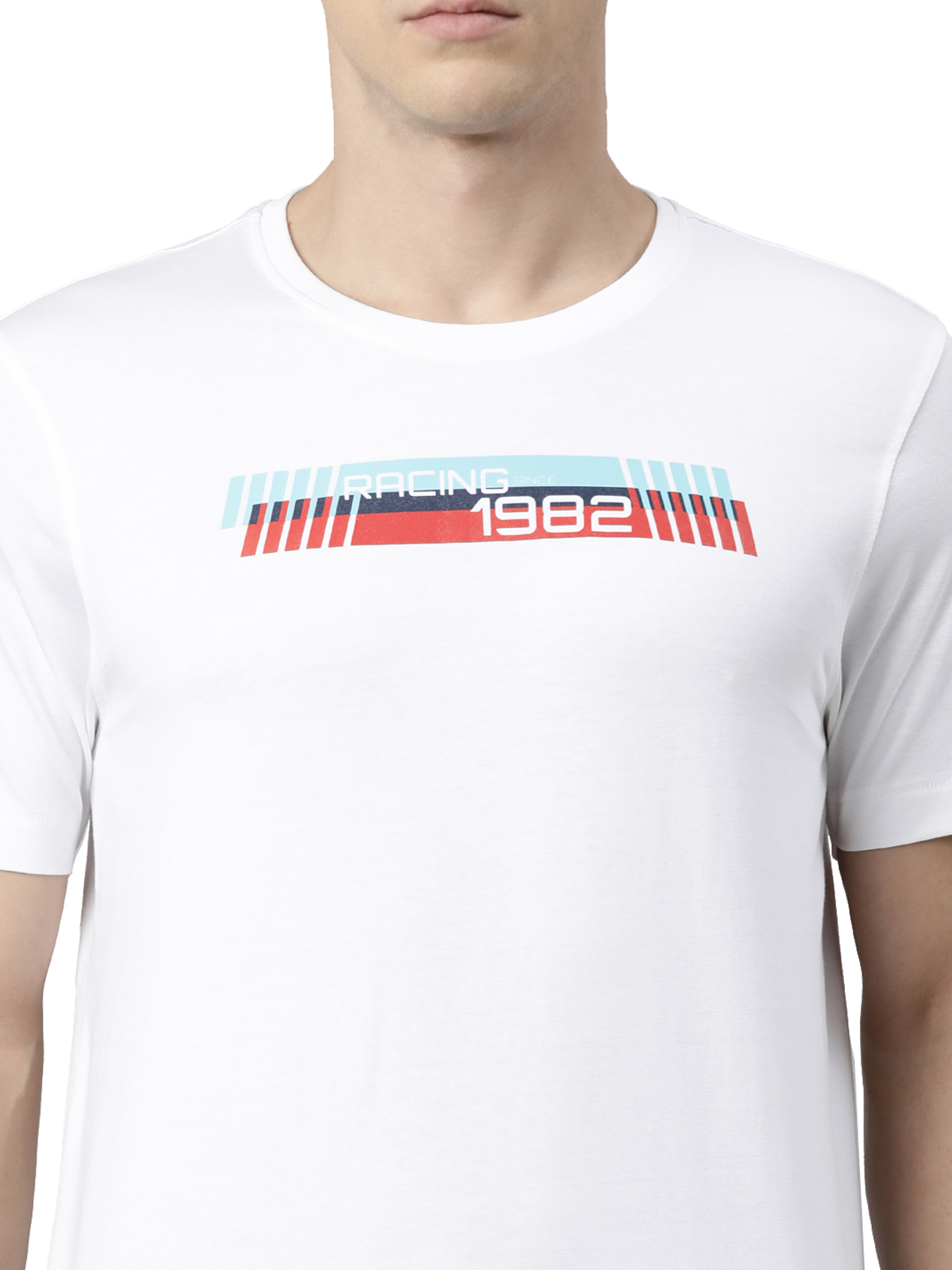 TVS RACING TRIBE ROUND NECK TEE 1982 TYPE 4 WHITE