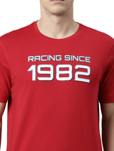 TVS RACING CLASSIC ROUND NECK TEE 1982 TYPE 5 RED