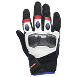 TVS Racing Urban Riding Gloves – Black & White, Touch Screen Compatible, Superior Protection & Comfort