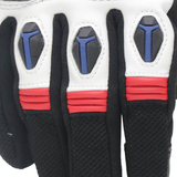 TVS Racing Urban Riding Gloves – Black & White, Touch Screen Compatible, Superior Protection & Comfort