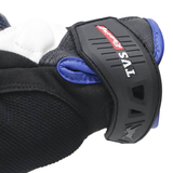 TVS Racing Urban Riding Gloves – Black & White, Touch Screen Compatible, Superior Protection & Comfort