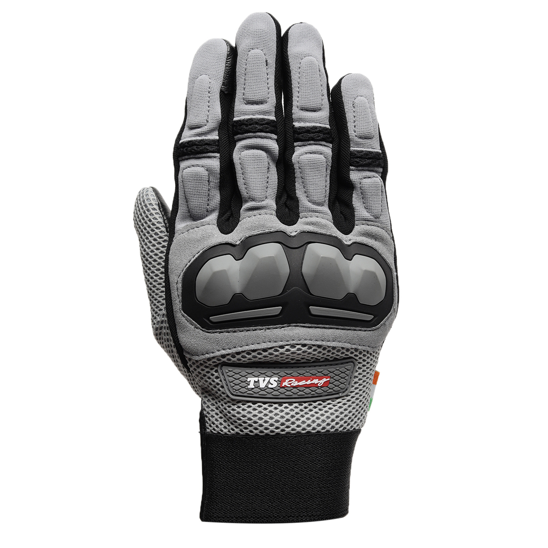 TVS Racing Xplorer Riding Gloves for Men – Touch Screen Compatible, PVC & Carbon Protection, Visor Wiper Fingertips