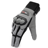 TVS Racing Xplorer Riding Gloves for Men – Touch Screen Compatible, PVC & Carbon Protection, Visor Wiper Fingertips