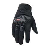 TVS Racing Riding Gloves City - Black | Smartphone Friendly for Ultimate Grip