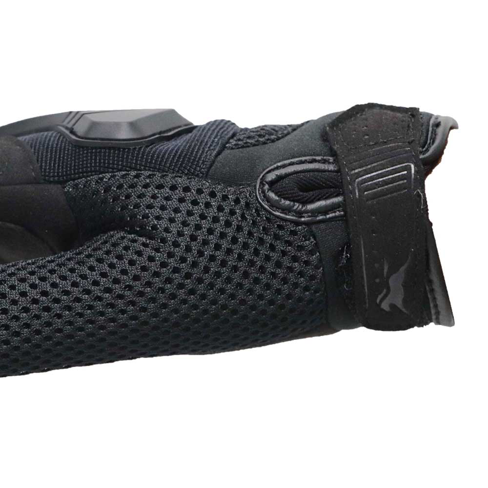 TVS Racing Riding Gloves City - Black | Smartphone Friendly for Ultimate Grip