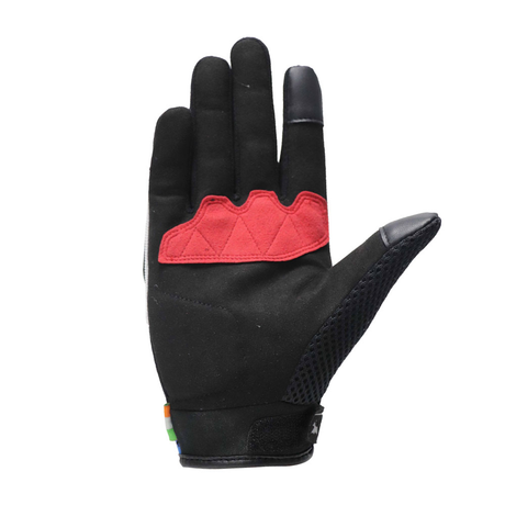 TVS RACING RIDING GLOVES CITY BLUE & RED