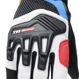 TVS Racing Riding Gloves City - Blue & Red | Smartphone Friendly for Ultimate Grip