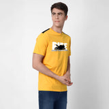 TVS Cotton Crew Neck T-Shirt with Reflective Safety Sticker for High Visibility & Everyday Comfort