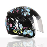 TVS Moto Jr. Kids Helmet |Fun Glow in the Dark Graphics | Lightweight ISI Certified ABS Shell| Removable Cheek Pads | Ideal Kids Bike Helmet for Cycle Scooter Daily Ride Comfort & Protection