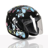 TVS Moto Jr. Kids Helmet |Fun Glow in the Dark Graphics | Lightweight ISI Certified ABS Shell| Removable Cheek Pads | Ideal Kids Bike Helmet for Cycle Scooter Daily Ride Comfort & Protection