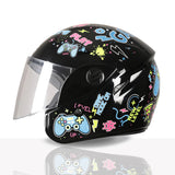 TVS Moto Jr. Kids Helmet |Fun Glow in the Dark Graphics | Lightweight ISI Certified ABS Shell| Removable Cheek Pads | Ideal Kids Bike Helmet for Cycle Scooter Daily Ride Comfort & Protection