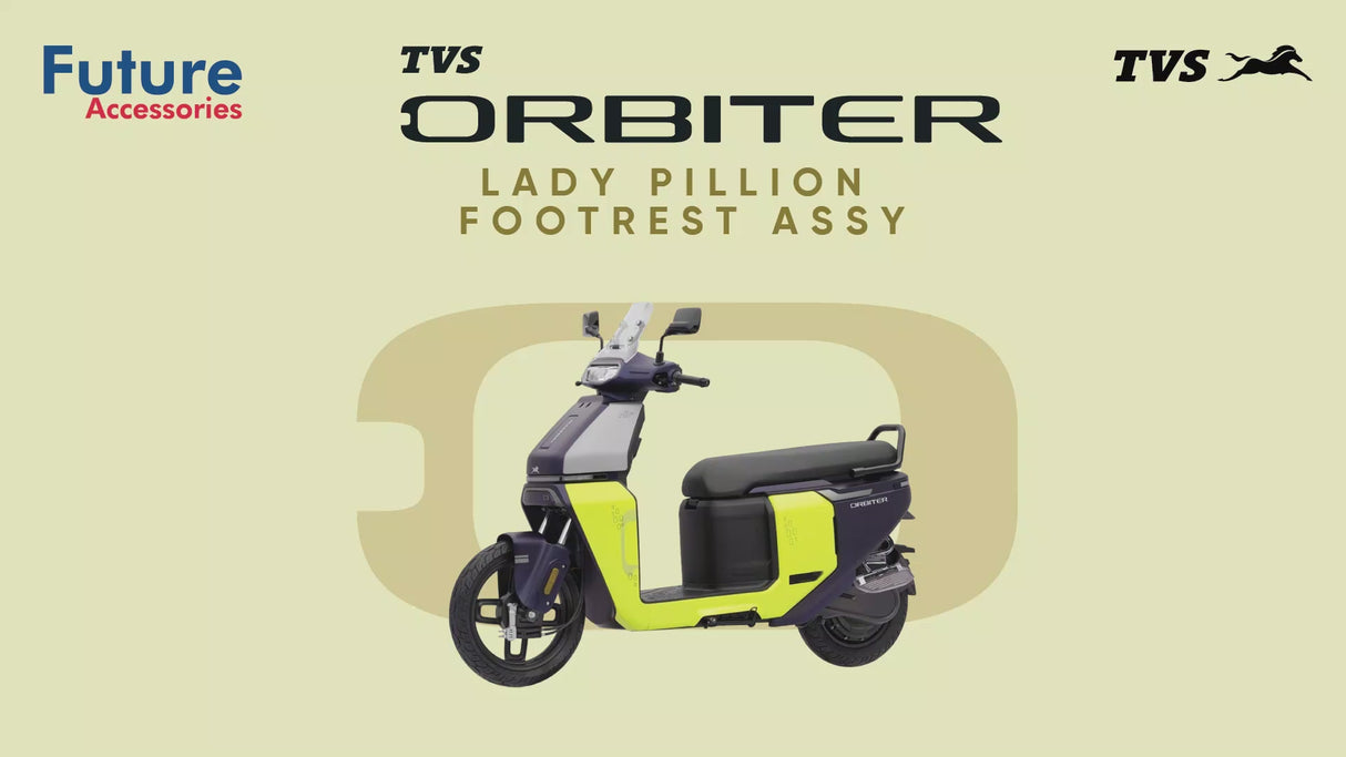 TVS Orbiter Lady Pillion Footrest Kit Assembly
