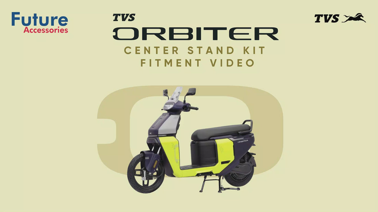 TVS Orbiter Center Stand Kit | Stable & Reliable Support, Color; Black